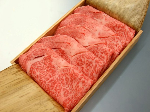 ロースすき焼き肉 800g [木箱詰め]   商品写真