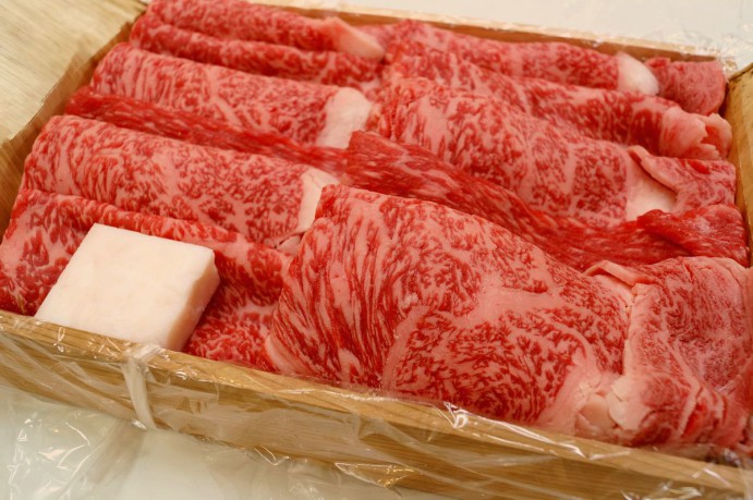 ロース・モモすき焼き肉 800g [木箱詰め] 商品写真