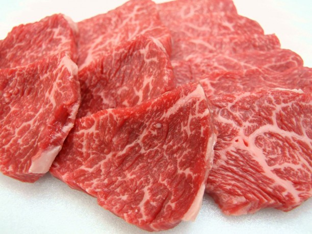 特上赤身モモ焼肉 500g 木箱詰め 商品写真